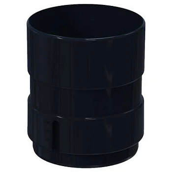 Муфта трубы графит RAL 7024 GLC PVC Муфта трубы графит RAL 7024 GLC PVC